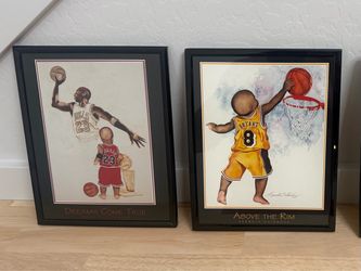 Kenneth Gatewood NBA Framed Art Prints Set of 2
