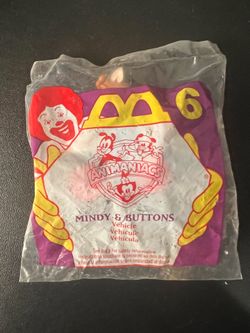 Vintage Animaniacs Mindy & Buttons 1994 McDonalds Happy Meal Sealed