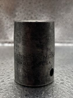 Craftsman 5/8" 6 Point 1/2" Drive  Impact Socket V 44004 Made In USA Vintage