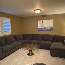 Amazingly Comfortable Sectional With Hide-A-Bed