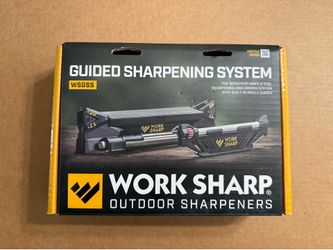Work Sharp Guided Sharpening System + Upgrade Stone Pack & Leather Strop