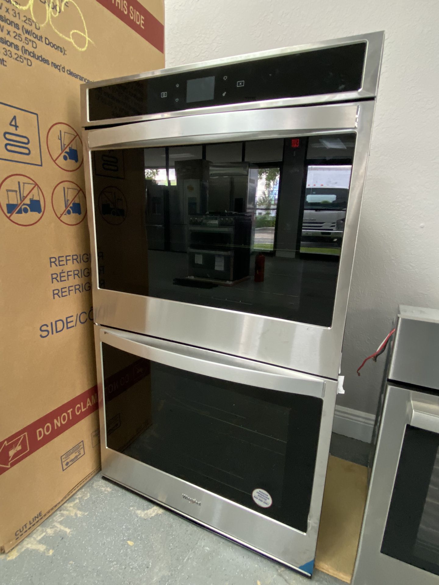 30” Whirlpool Double Oven Stainless Steel