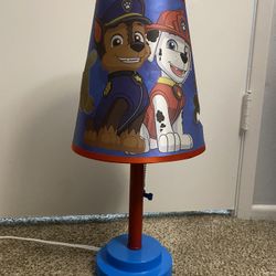 Nickelodeon PAW PATROL DIE-CUT 19" DOUBLE SHADE KIDS TABLE LAMP