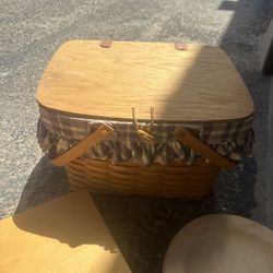 Longaberger picnic basket 