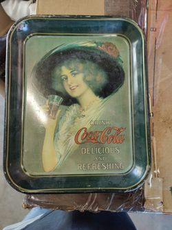 Coca-Cola Metal Serving Tray - Rare