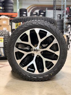 22 Inch Snowflake Rim Package Deal