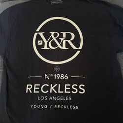 Y&R LA T Shirt Black, Men’s XL