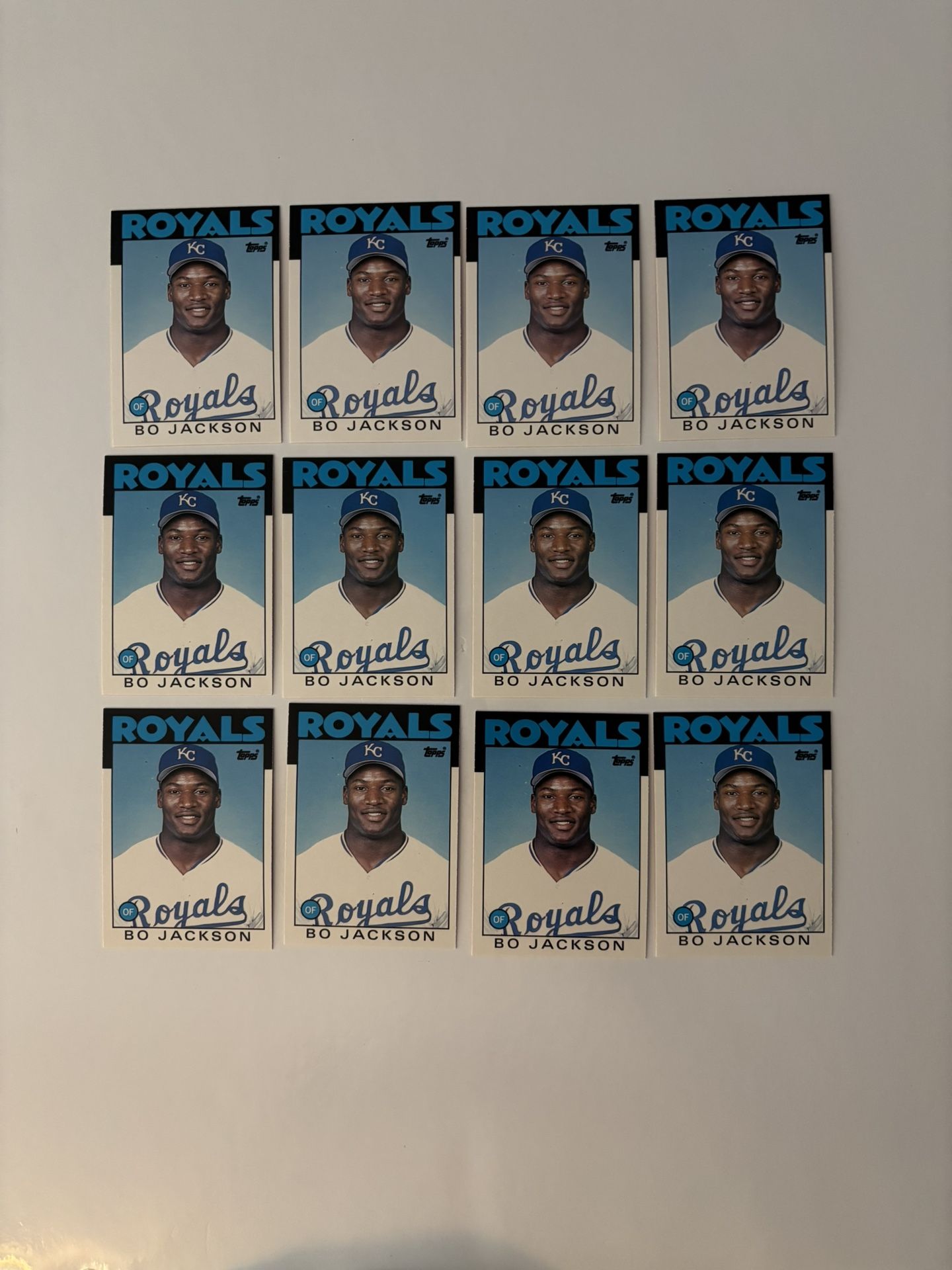 12 - Bo Jackson 1986 Topps Traded Rookie Baseball Cards