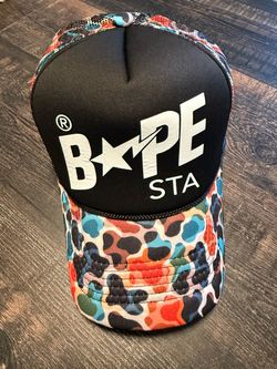 BAPE STA Trucker Hat Multi Camo