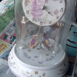 precious moments porcelain anniversary clock we are God's workmanship