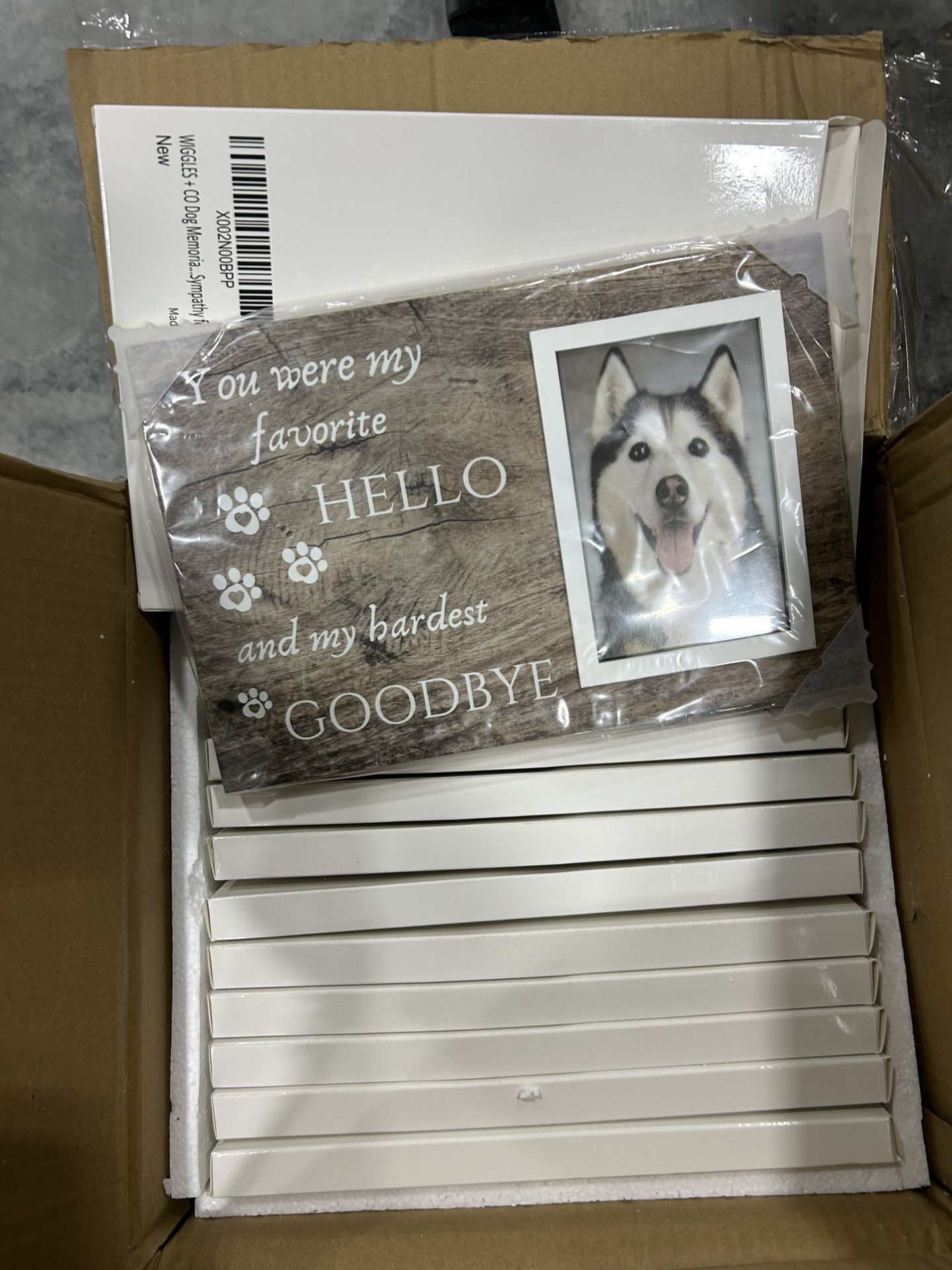 Dog memorial Frame