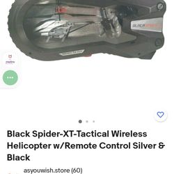 Black Spider Helicopter 