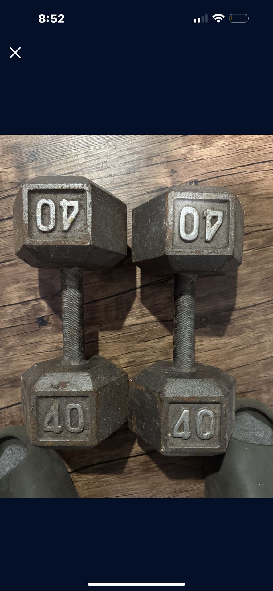 40 Pounds Weights