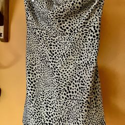Mini Leopard Dress With Straps