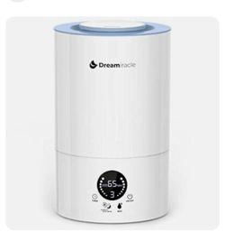 Dreamiracle Cool Mist Ultrasonic Humidifier, 3.5L Top Fill LED Screen Portable