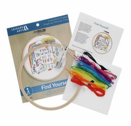 Leisure Arts Find Yourself Cross Stitch Kit