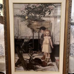 Art - Framed Print  “The Broken Flower Pot”