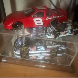 Dale Earnhardt And Dale Junior Cars