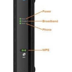 ARRISAT&T Arris BGW210-700 802.11bgnac 400mW Bonded VDSL2 Wireless Voice Gateway 4 x Gigabit Ports