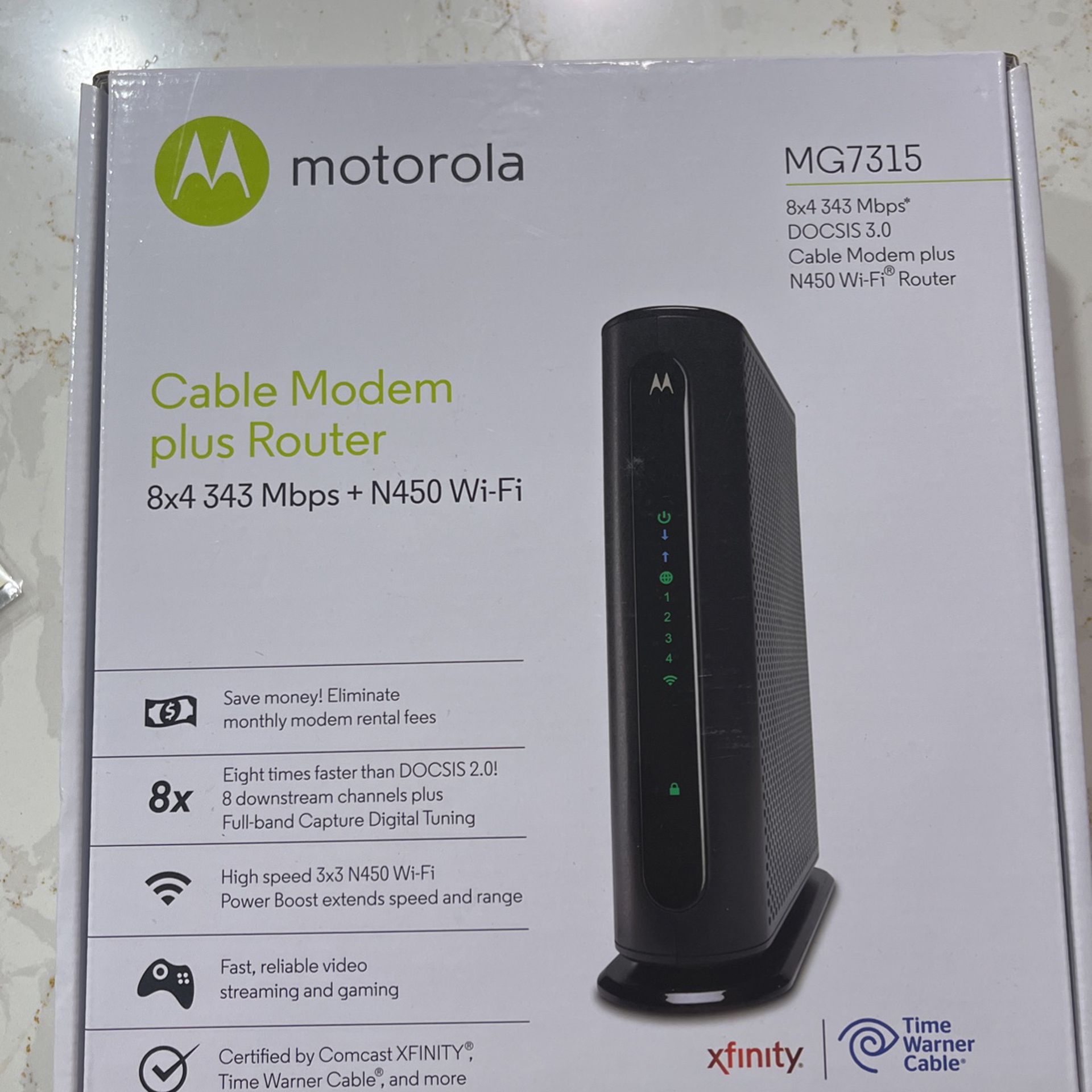 Motorola Cable Modem Plus Router 