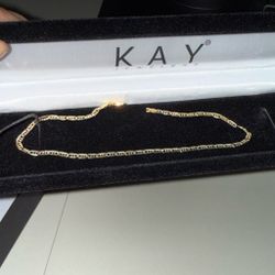 14k Gold Link Anklet/Bracelet
