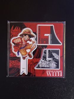 One Piece Monkey D. Luffy Birthday Acrylic X Figure Japan