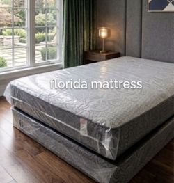 Brand new Full Plush mattress + free box spring