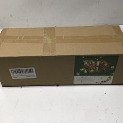 Christmas Candle Holder Centerpiece for Table - Pine Cones Red Berry Table Centerpieces with 3 Candles Holders for Dining Room Kitchen Mantel Holiday 