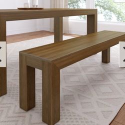  NEW Plank & Beam Modern Dining Table with  Bench