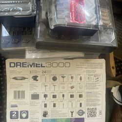 Dremel Dermal Station And MANY Attacments 