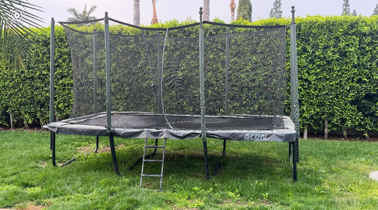 ACON Rectangle Trampoline w/ Safety Net And Lader🏆