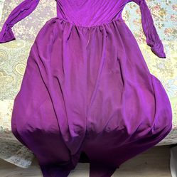 Purple Maternity Dress