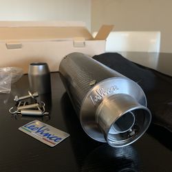 LEO VINCE muffler for motorcycles and gy6 scooters