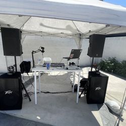 Mackie, Peavey, Moving Head Lights Full DJ System For Sale