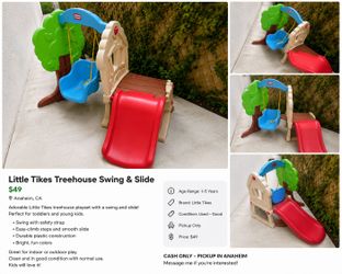 Little Tikes Playset with Swing & Slide