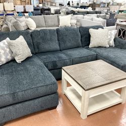 New 130” (2) Chaise Sectional  🔥🔥 IN STOCK 