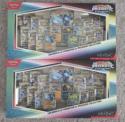 *Two* Pokemon Lucario Ex & Tyranitar Ex Premium Collection
