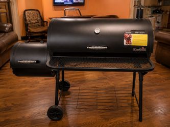 Charcoal BBQ Grill and Smoker - Barbecuing Assorted On Sale