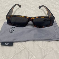 Sojos Retro Wide Square Flat Lens Chunky Rectangle 