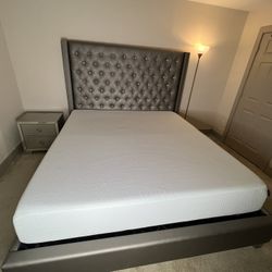 King Size Bed & Mattress 