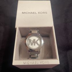 MK SILVER LADIES WATCH 