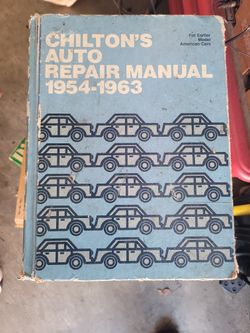 Chilton's Auto Repair Book 1(contact info removed)