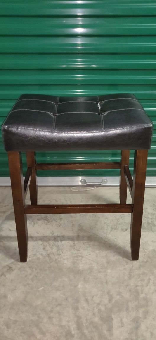 Wide Padded High Stool