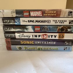 PS3 Family Fun Bundle: 6 Games (LEGO, Disney) - $90 (Today Only)