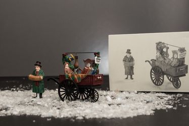 Dept 56 Chelsea Market Curiosities Monger & Cart