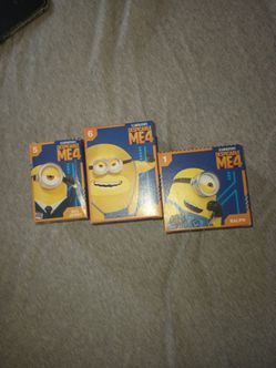 Despicable me 4 McDonald's toys