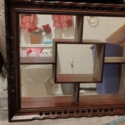 Vintage Shadow Box Mirror
