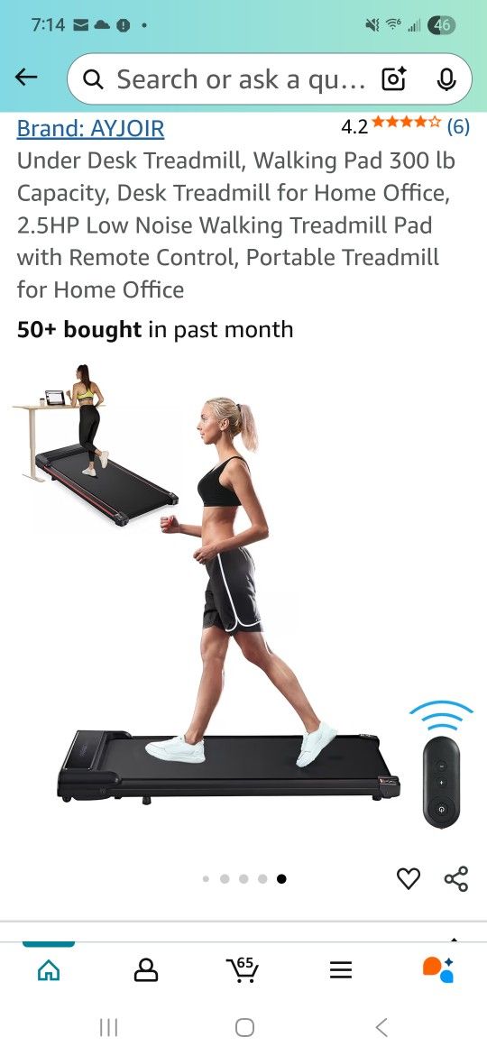 Under the desk Treadmill