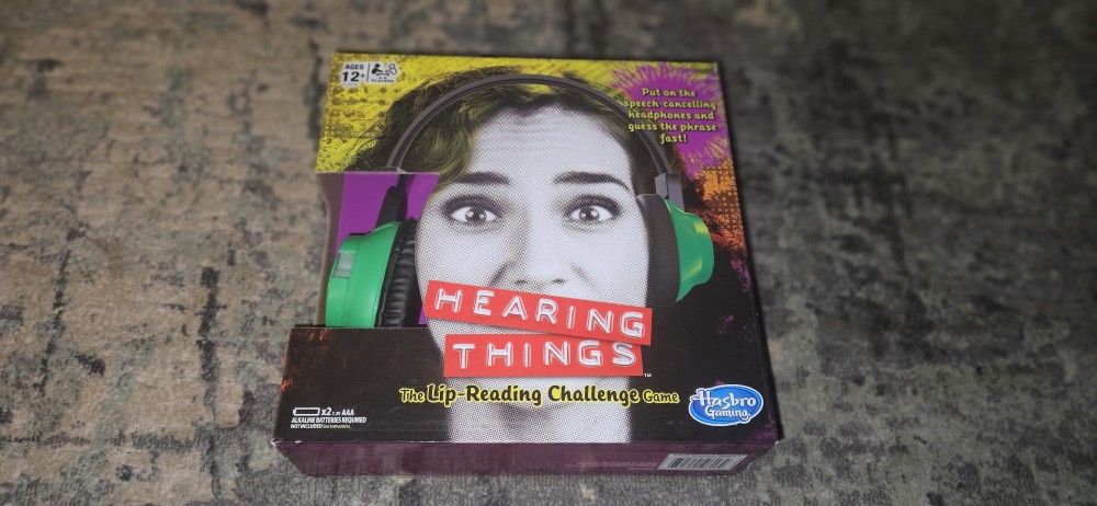 Hearing Things The Lip-Reading Challenge Game (2016) Brand New & Factory Sealed!