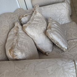 Designer White Sofa Set